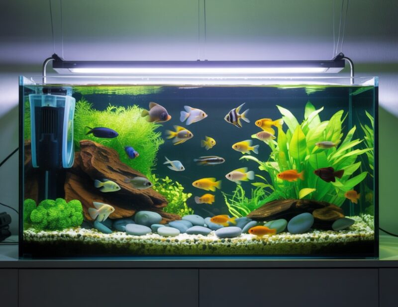 Osmotrite akvarijum pre samog čišćenja